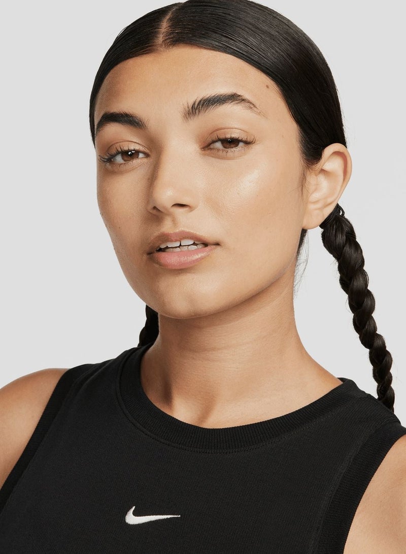 Nike Nsw Essential Ribbed Crop Tank - Image 3